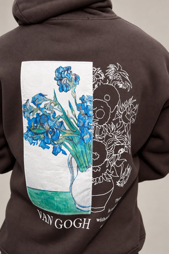 BLUE FLOWERS - UMBER
