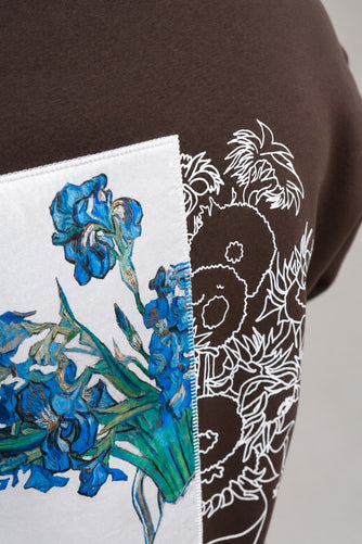 BLUE FLOWERS - UMBER