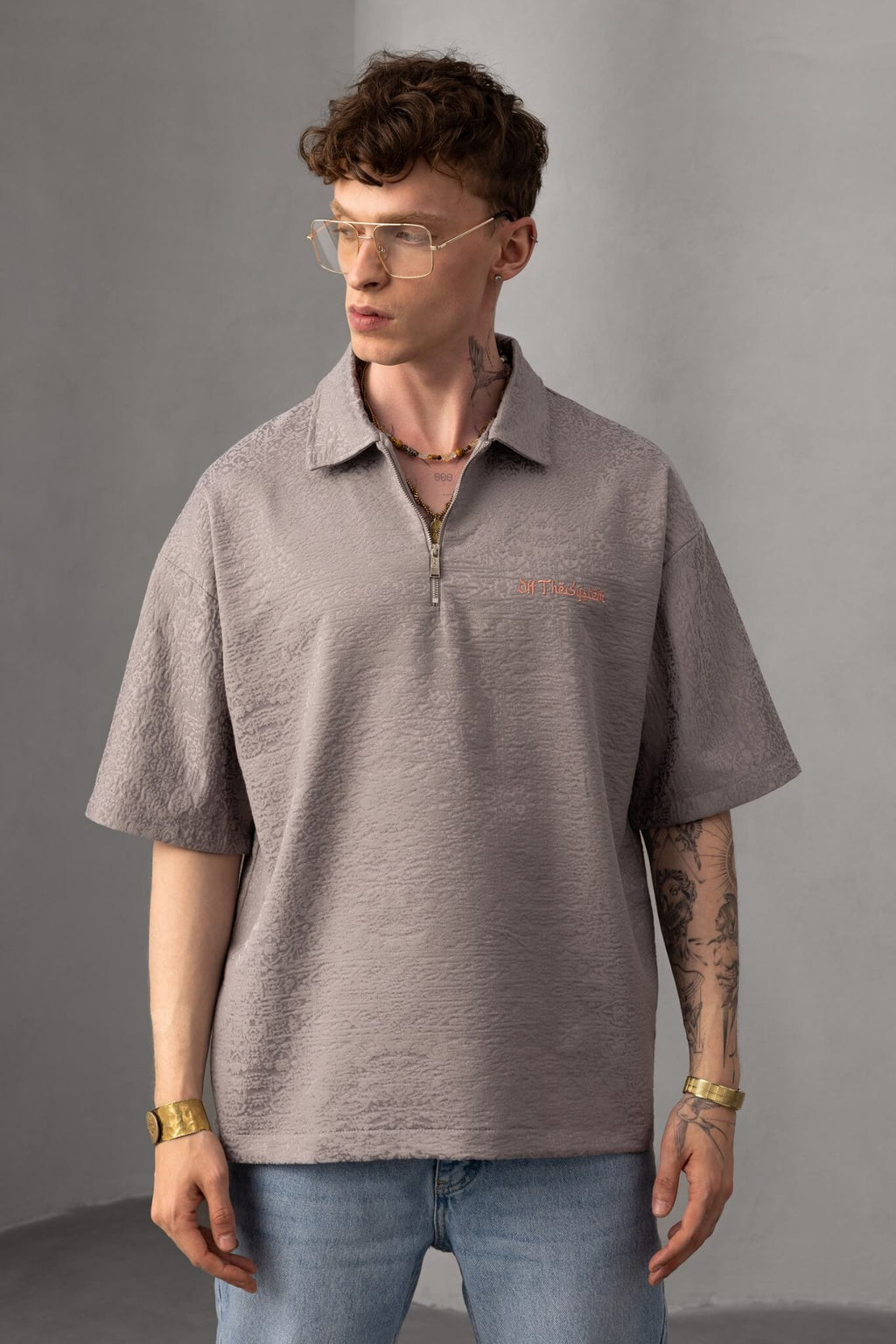 SCARFADE ZIP - GREY